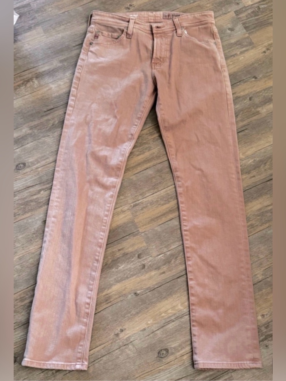 AG Adriano Goldschmied The Tellis Modern Slim Skinny Leg Dusty Pink Size 29